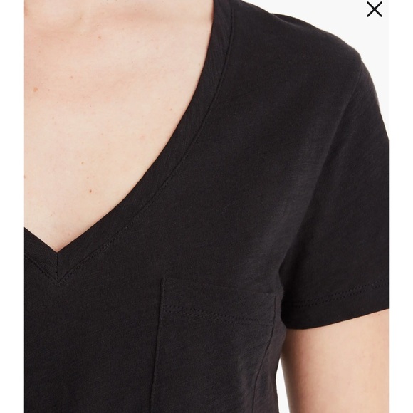 NWOT Madewell Vneck Pocket Tee - Picture 2 of 4